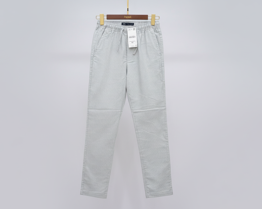 Zara Linen Stripe Pant