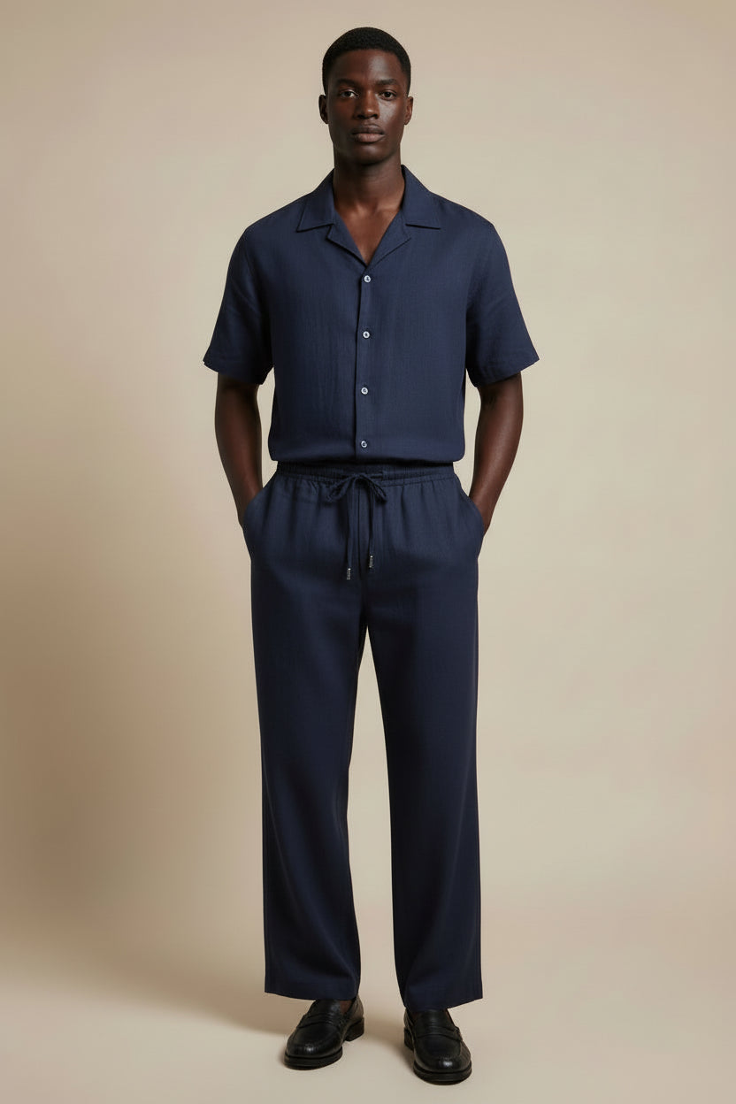 Linen Down Trouser