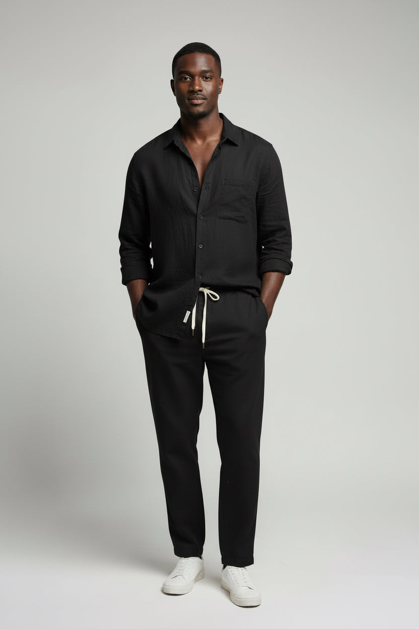 Linen Down Trouser