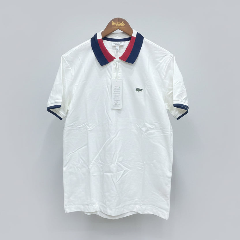 Lacoste Contrast  Cotton Tshirt